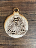 Halloween Ornaments Pumpkin Skelly