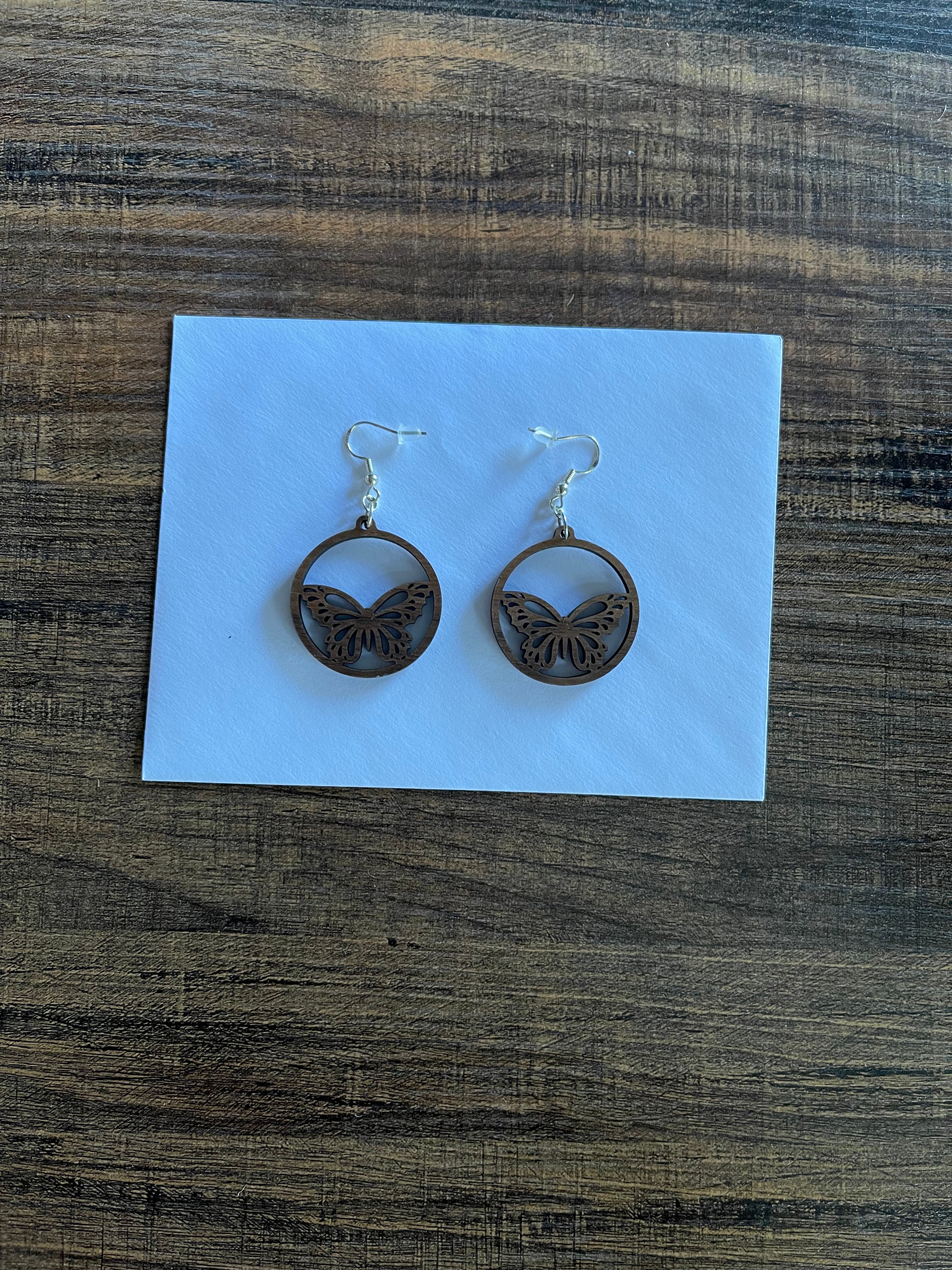 Butterfly earrings