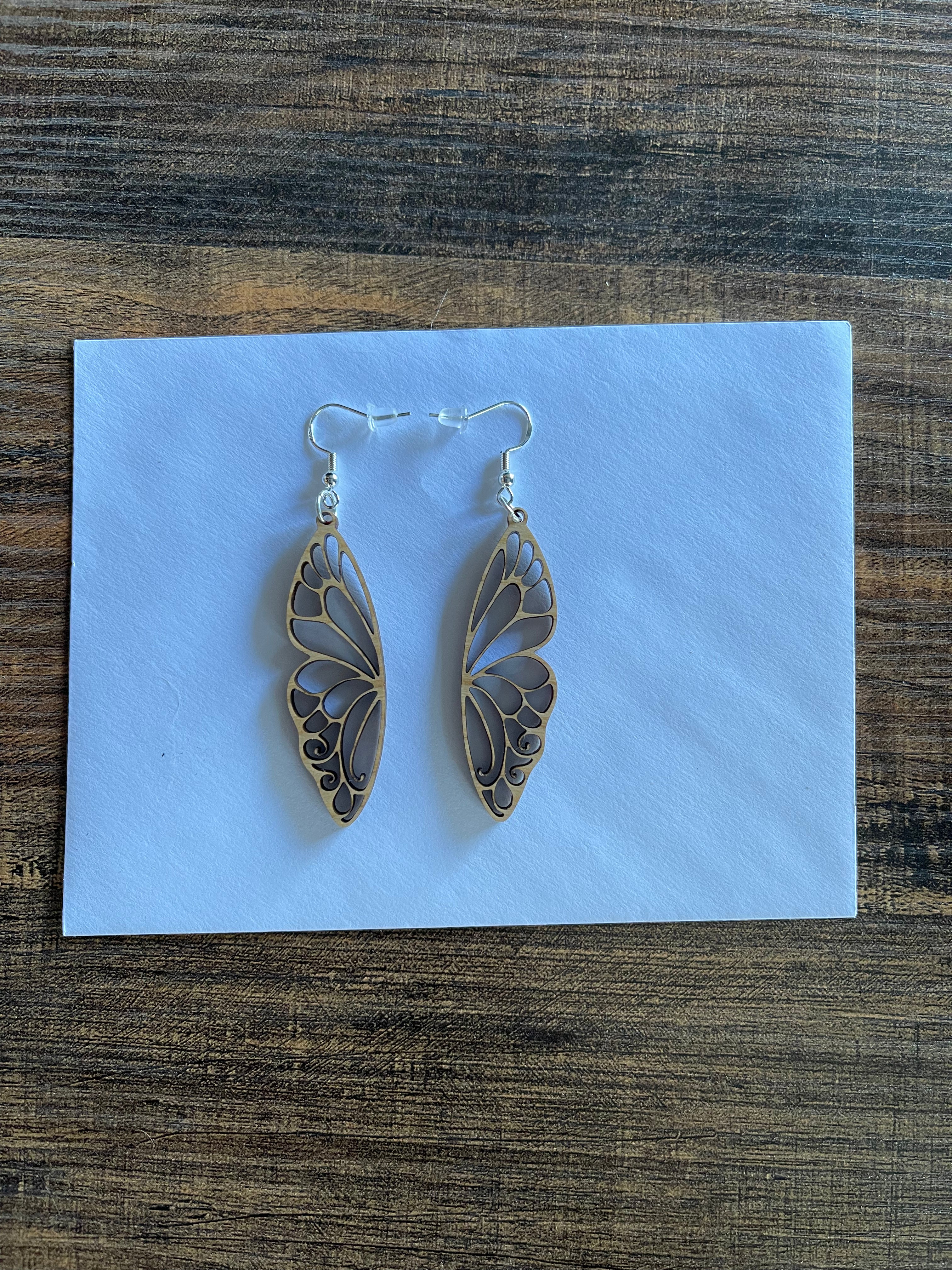 butterfly wings earrings