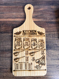 Decorative cutting board kitchen conversions